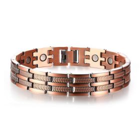 Pure Copper 3500 Gauss Double Row Strong Magnetic Bracelet