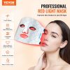 VEVOR Red Light Therapy Mask, 7 Colors LED Face Mask Light Therapy with 850nm Near-infrared, Red Light Therapy for Face