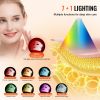 VEVOR Red Light Therapy Mask, 7 Colors LED Face Mask Light Therapy with 850nm Near-infrared, Red Light Therapy for Face