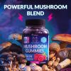 Mushroom Gummies Lion's Mane and Reishi for Cognitive Clarity 60 Capsules Rasberry Flavor
