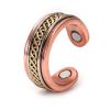 Magnetic Red Copper Men's And Women's Vintage Ring Bracelet Set
