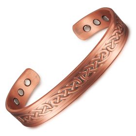 Fashion Vintage Pure Copper Magnetic Bracelet (style: Copper A)