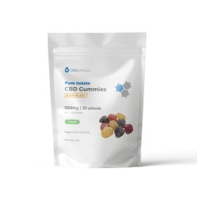 Pure CBD/Vegan CBD Gummies For Anxiety 300mg/900mg (Benefit: Vegan CBD for Anxiety, Dosages: 300mg)