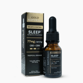 Sleep Tincture with CBD + CBN - Deep Rest Hemp Extract - Fast-Acting Full Spectrum Sleep Aid for Relaxation & Relief â€“ 0.3% THC (Strength: Medium, size: 15 ML)
