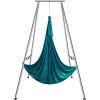VEVOR Aerial Yoga Frame & Yoga Hammock, 9.67 ft Height Professional Yoga Swing Stand Comes with 6.6 Yards Aerial Hammock