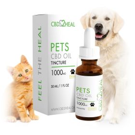CBD Oil Tincture for Dogs (CBD2HEAL) (Flavours: Chicken, Dosages: 1000mg)